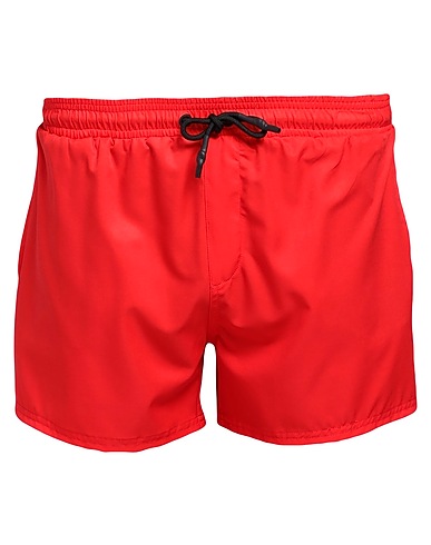 Y-E-S YOUR EVERYDAY SUPERHERO Swim shorts Red 90% Polyester, 10% Elastane