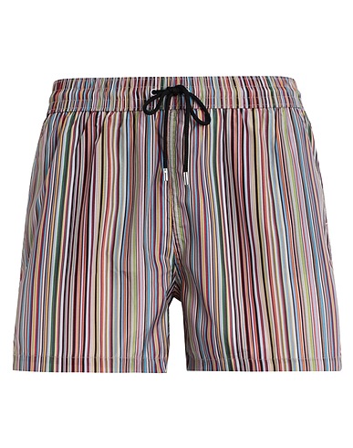 PAUL SMITH Swim shorts MEN SHORT MULTI
 Red 60% Polyester, 40% Recycled polyester