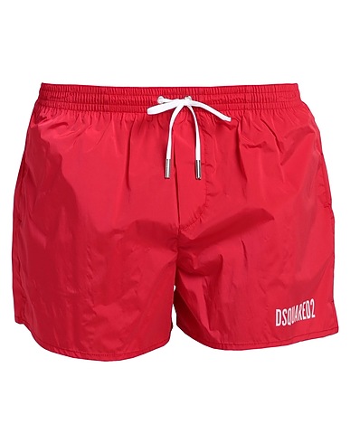 DSQUARED2 Swim shorts Red 92% Polyamide, 8% Elastane