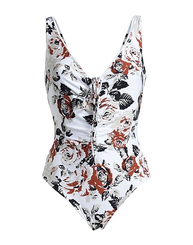 FISICO One-piece swimsuits White 87% Polyamide, 13% Elastane