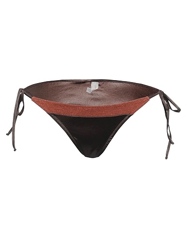 MOMONÍ Bikini Dark brown 89% Polyamide, 11% Elastane, Metallic fiber