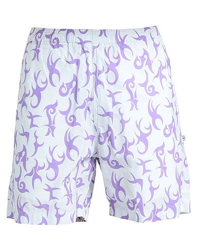 LIFE SUX Swim shorts Lilac 100% Cotton