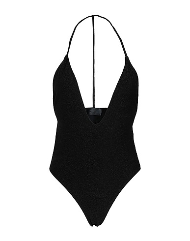 PHILIPP PLEIN 水着（ワンピース） ブラック ポリエステル 69% / レーヨン 16% / 金属繊維 10% / ポリウレタン® 5%