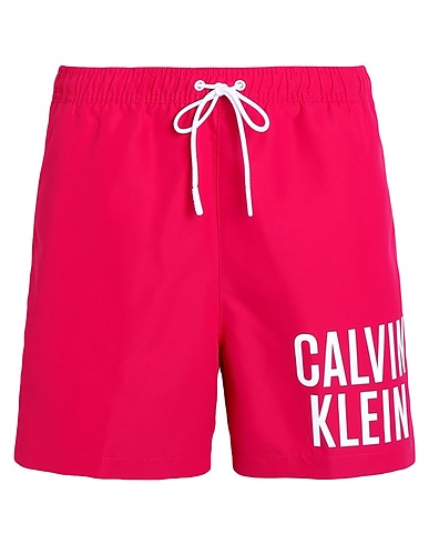 CALVIN KLEIN Swim shorts MEDIUM DRAWSTRING
 Garnet 100% Recycled polyester