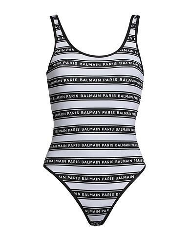 BALMAIN Costume intero Bianco 82% Poliammide, 18% Elastan