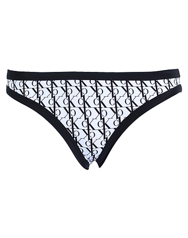 CALVIN KLEIN Bikini White 91% Polyamide, 9% Elastane