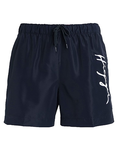 TOMMY HILFIGER Swim shorts MEDIUM DRAWSTRING
 Midnight blue 100% Recycled polyester