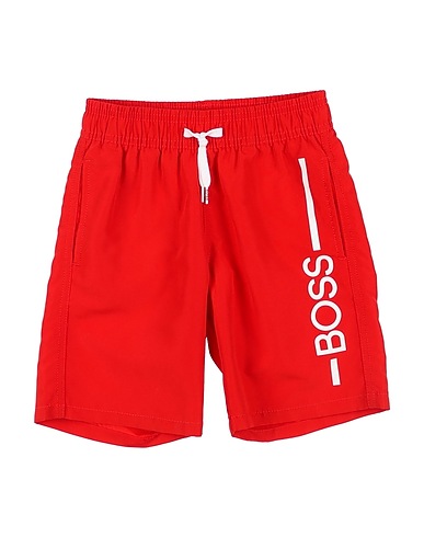 BOSS Swim shorts Red 100% Polyester