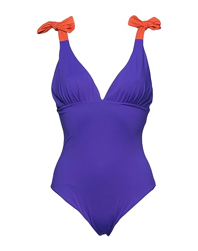 S AND S One-piece swimsuits Purple 81% Polyamide, 19% Elastane