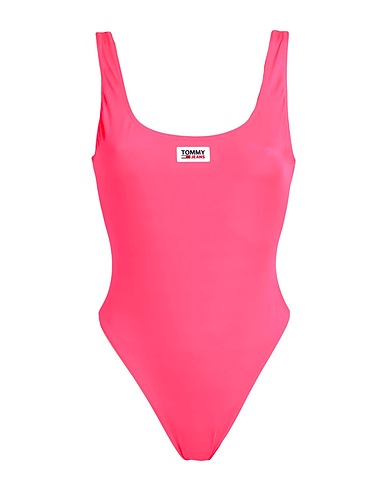 TOMMY JEANS One-piece swimsuits Fuchsia 80% Recycled polyester, 20% Elastane