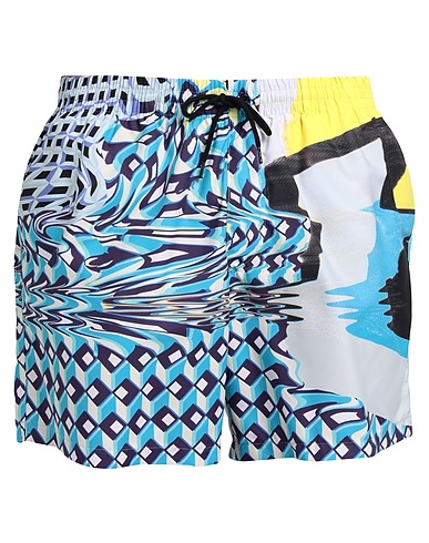 DRIES VAN NOTEN Swim shorts Turquoise 100% Polyamide