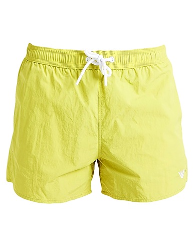 EMPORIO ARMANI Swim shorts BOXER BEACHWEAR
 Light green 100% Polyamide