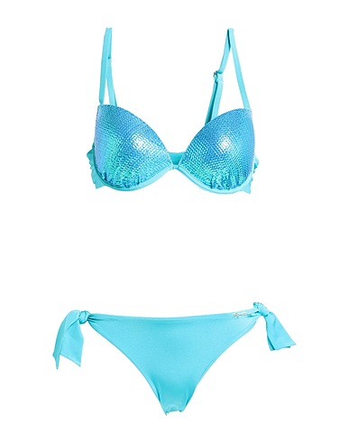 EMPORIO ARMANI Bikini Azure 90% Polyamide, 10% Elastane, Terylene