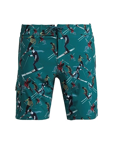 COLMAR Swim shorts HERITAGE VETIVER
 Green 88% Polyester, 12% Elastane