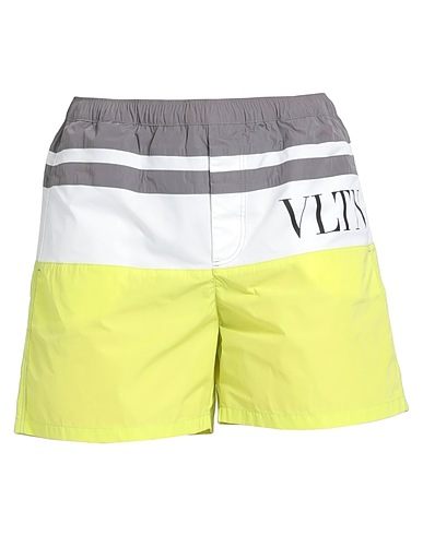 VALENTINO GARAVANI Swim shorts Grey 100% Polyester