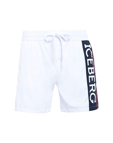 ICEBERG Swim shorts White 100% Polyester