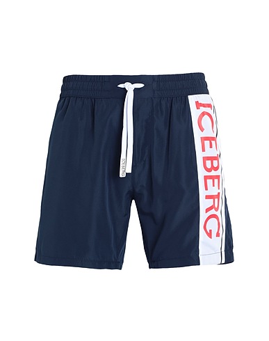 ICEBERG Swim shorts Midnight blue 100% Polyester