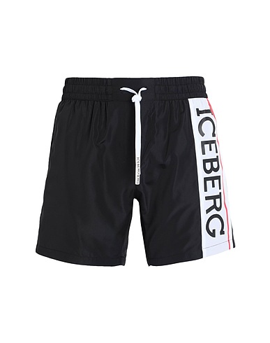 ICEBERG Swim shorts Black 100% Polyester