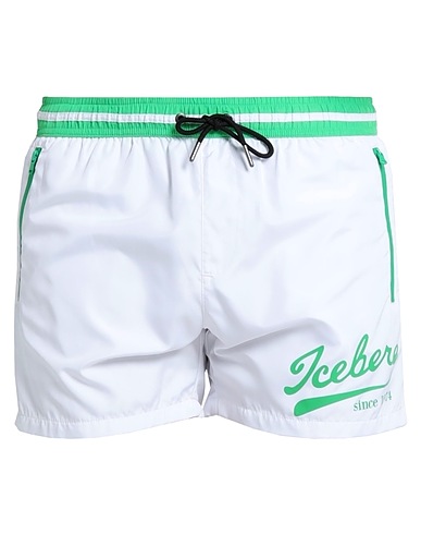 ICEBERG Swim shorts White 100% Polyester