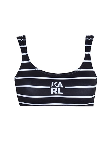 KARL LAGERFELD Bikini Black 84% Polyester, 16% Elastane