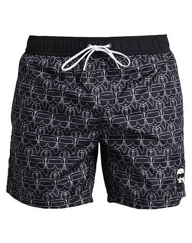 KARL LAGERFELD Boxer mare BEACHWEAR Nero 100% Poliestere