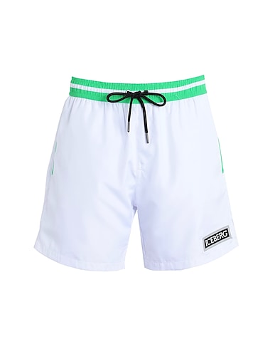 ICEBERG Swim shorts White 100% Polyester
