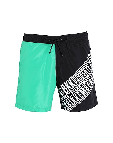 BIKKEMBERGS Swim shorts Green 100% Polyester