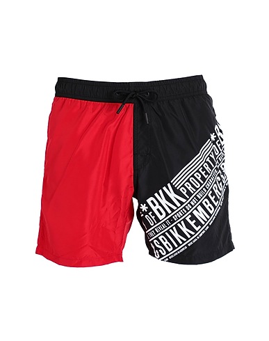 BIKKEMBERGS Swim shorts Red 100% Polyester