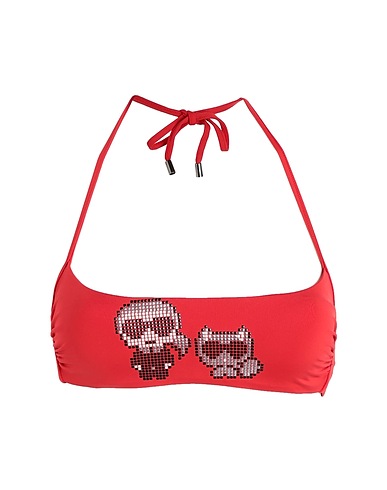 KARL LAGERFELD Bikini Rosso 85% Poliammide, 15% Elastan