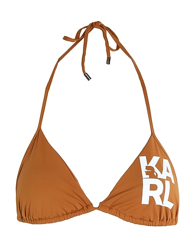 KARL LAGERFELD Bikini BEACHWEAR Brown 85% Polyamide, 15% Elastane