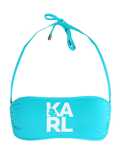 KARL LAGERFELD Bikini BEACHWEAR Turquoise 85% Polyamide, 15% Elastane