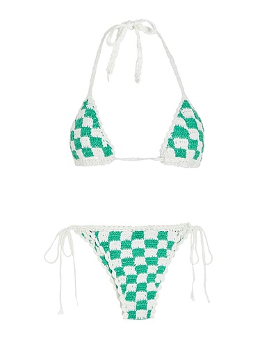 8 by YOOX Бикини COTTON CROCHET BIKINI
 Белый 100% Хлопок