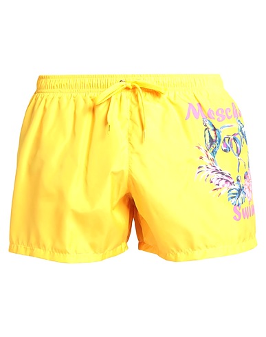 MOSCHINO Swim shorts SWIM Orange 100% Polyester
