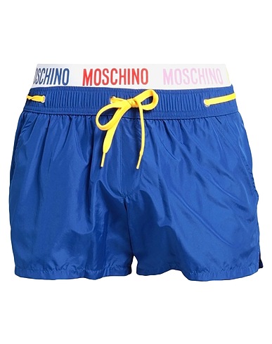 MOSCHINO Swim shorts SWIM Blue 80% Polyamide, 20% Elastane