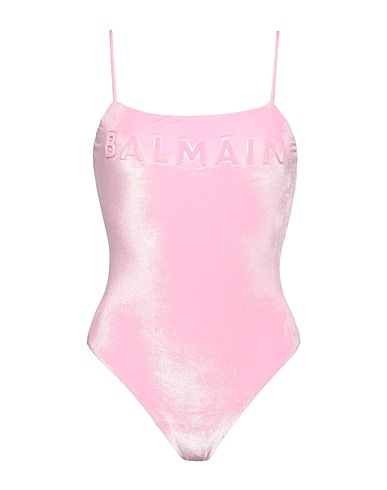 BALMAIN One-piece swimsuits Pink 85% Polyamide, 15% Elastane