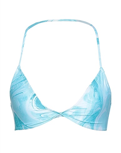 GANNI Bikini Sky blue 78% Polyamide, 22% Elastane