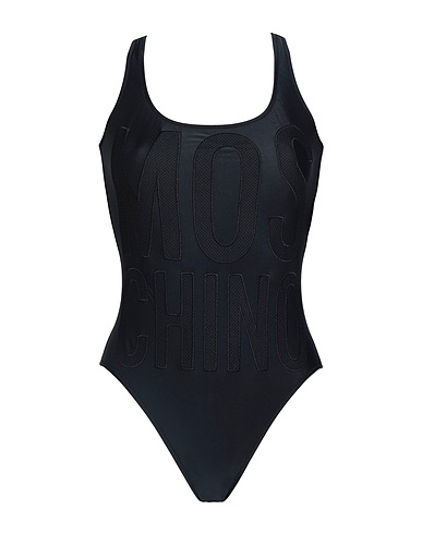 MOSCHINO One-piece swimsuits Black 80% Polyamide, 20% Elastane, Polyester