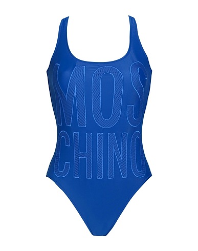 MOSCHINO One-piece swimsuits Bright blue 80% Polyamide, 20% Elastane, Polyester