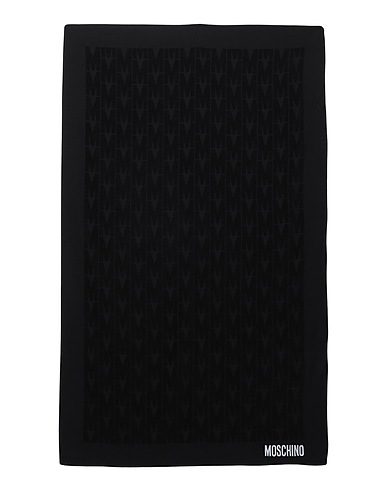 MOSCHINO Beach towel Black 100% Cotton