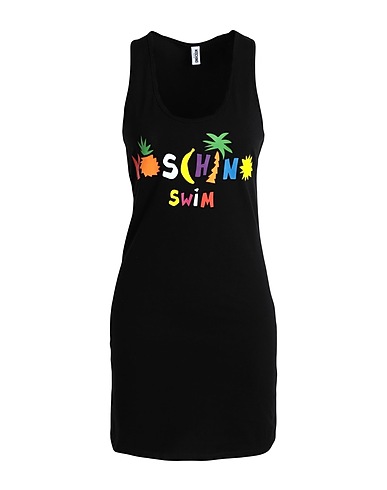 MOSCHINO Cover-ups Black 94% Cotton, 6% Elastane