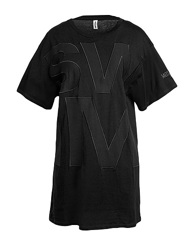 MOSCHINO Cover-up Black 100% Cotton, Polyester