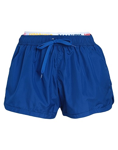 MOSCHINO Copricostume Blu 100% Poliestere, Poliammide, Elastan