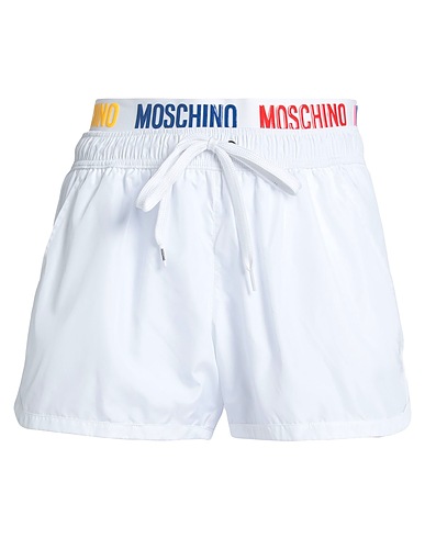 MOSCHINO Cover-ups White 100% Polyester, Polyamide, Elastane