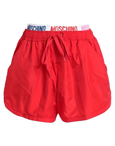 MOSCHINO Copricostume Rosso 100% Poliestere, Poliammide, Elastan