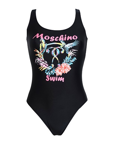 MOSCHINO One-piece swimsuits Black 80% Polyamide, 20% Elastane