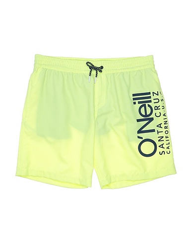 O'NEILL Swim shorts Lime green 50% Recycled polyester, 50% Polyester