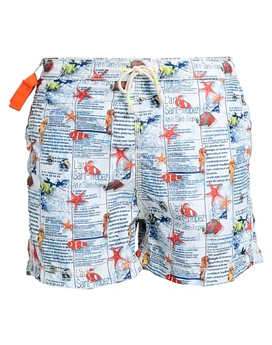 BROOKSFIELD Swim shorts White 100% Polyester