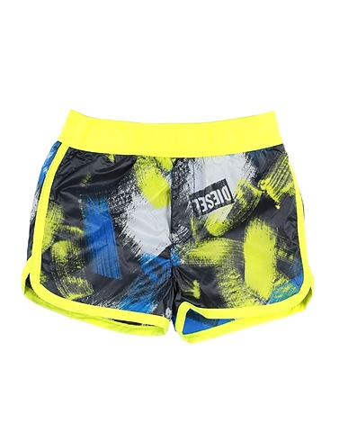 DIESEL Swim shorts Yellow 100% Polyamide