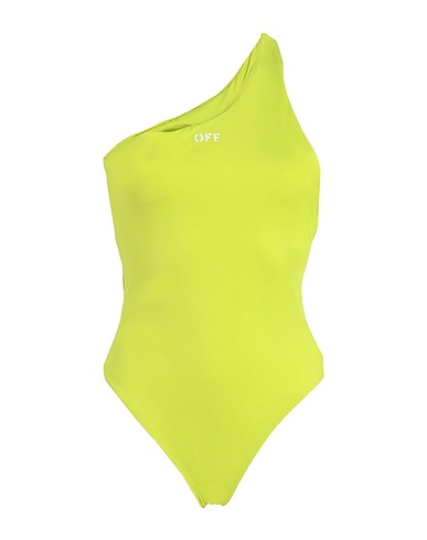 OFF-WHITE™ One-piece swimsuits Lime green 78% Polyester, 22% Elastane