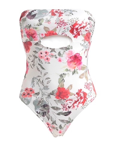 SOALLURE One-piece swimsuits Ivory 85% Polyester, 15% Elastane